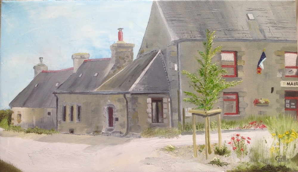 Mairie, Mael-Pestivien, Brittany