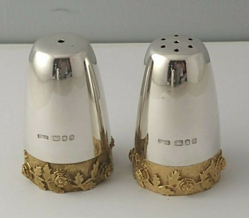 House Of Lawrian Silver Salt & Pepperette - London 1979