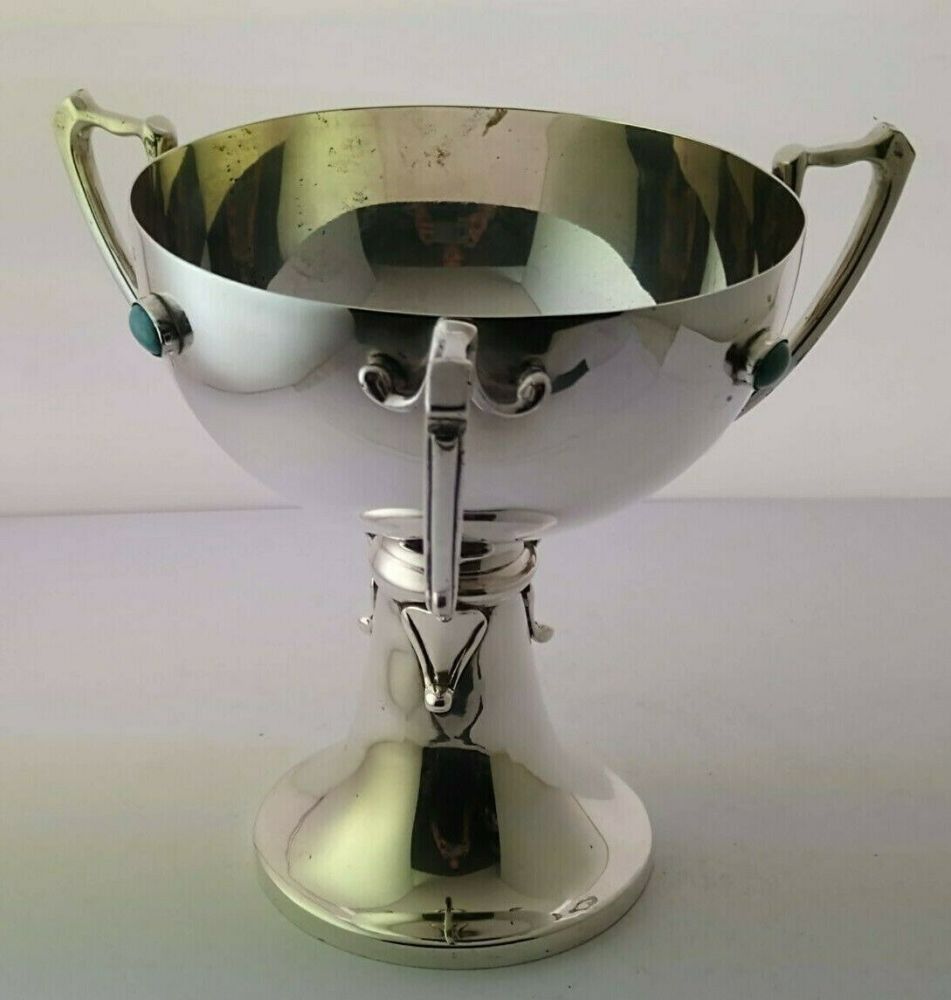 Art Nouveau Silver Chalice Or Tyg - Birm. 1910