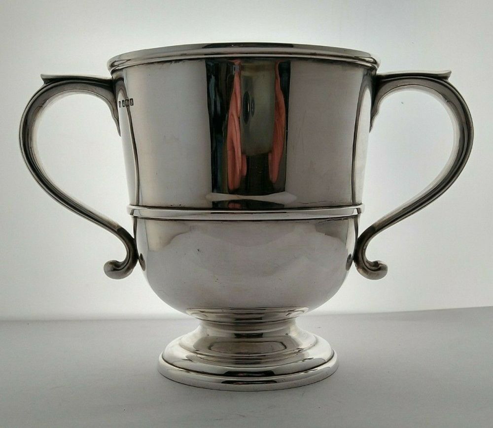 Edwardian Silver Trophy Cup - 449g  - Sheff 1910