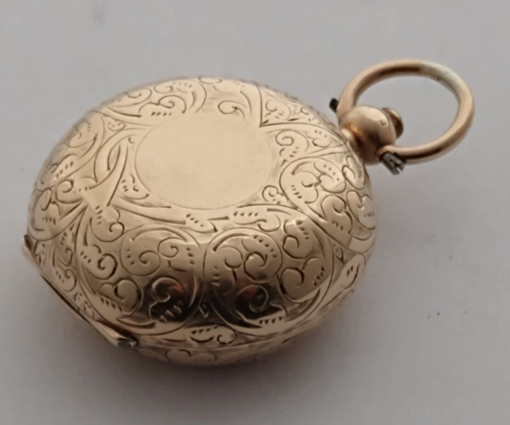 Edwardian 9ct Gold Sovereign Case - Birm. 1910