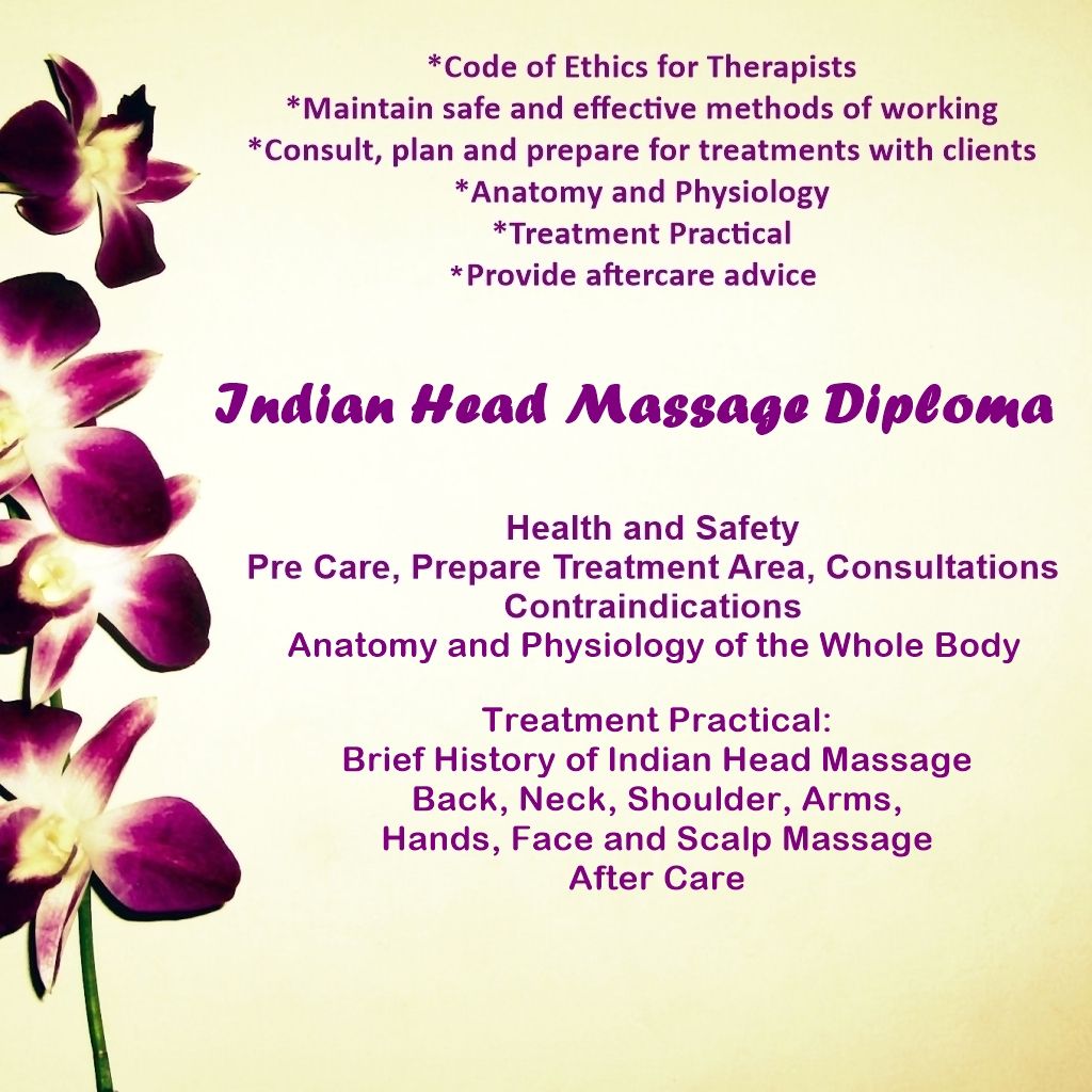 Accredited Indian Head Massage Course Stockport