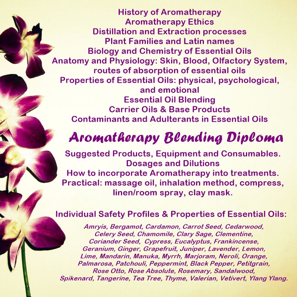 Accredited Aromatherapy Course Stockport