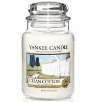 FRESH - Yankee Candle Large: Clean Cotton