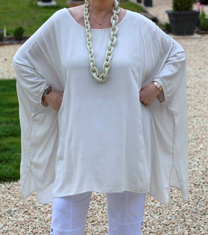 Italian Bat Wing Top - sequin detail sleeves