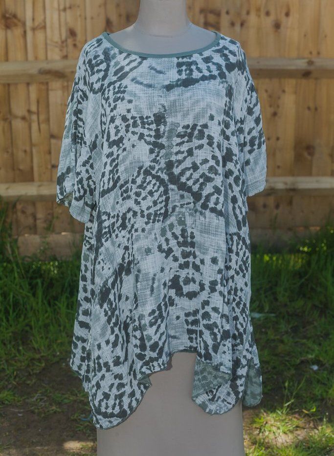 Italian Tie Dye Tunic Top