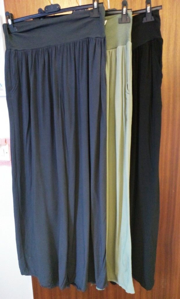 Italian Comfort Fit Wide Leg Trousers