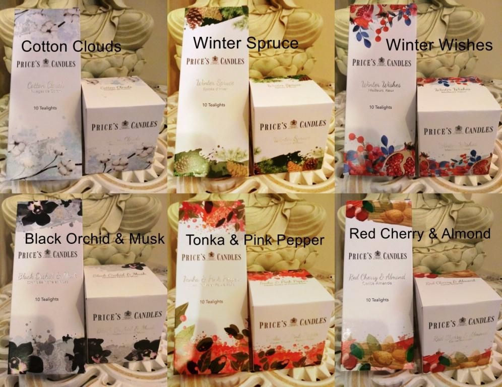 Price's Boxed Candles and Tealight x 10 pack set