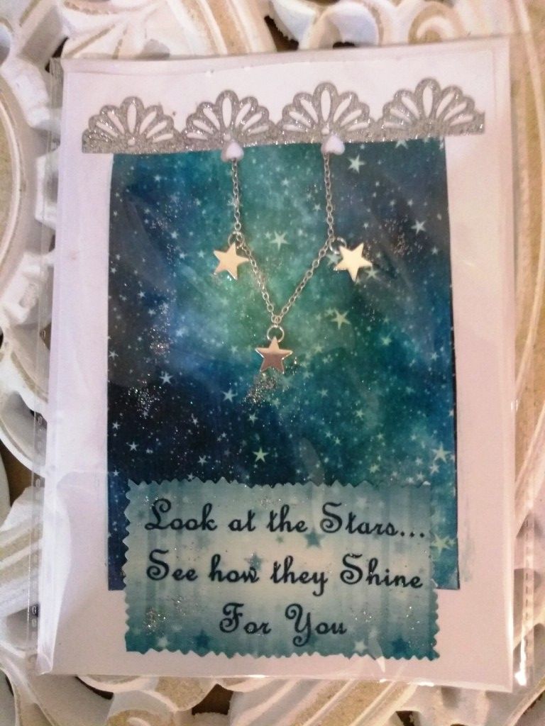 Look at the Stars Jewellery Card