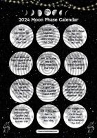 Print at Home: 2024 Moon Calendar and Spell Planner A4 (12 pages)