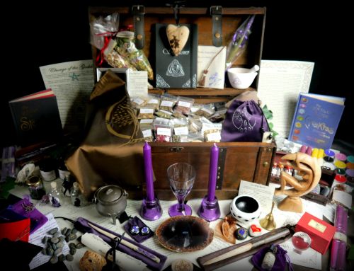 Huge Witches Starter Kit with Chest, Cauldron, Wand, Athame and much more!