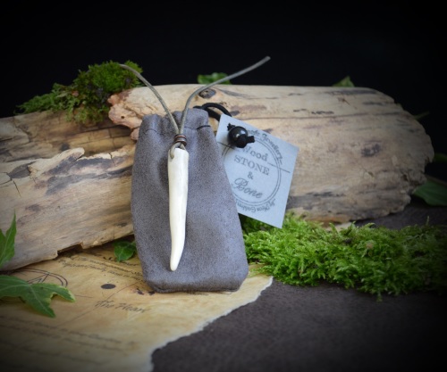 Stag Antler Tip Necklace 