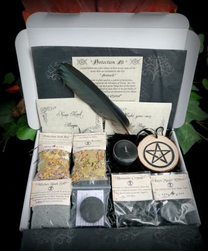 Witches Protection Spell Casting Kit Wiccan Pagan Witchcraft Gift