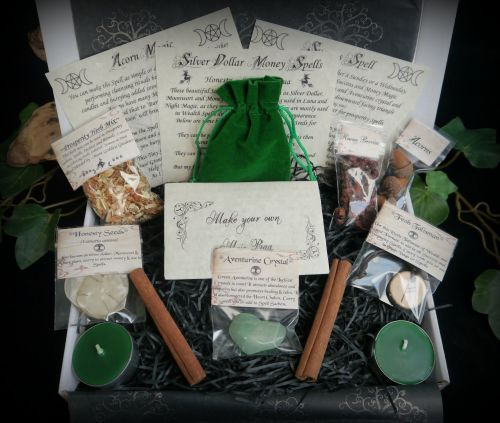 Witches Success and Prosperity Spell Casting Kit Wiccan Pagan Witchcraft Gi