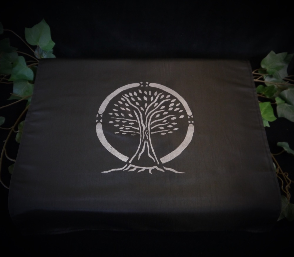 Black Altar Cloth with Tree of life Design
