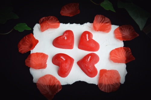 *Red* heart candles for Spells
