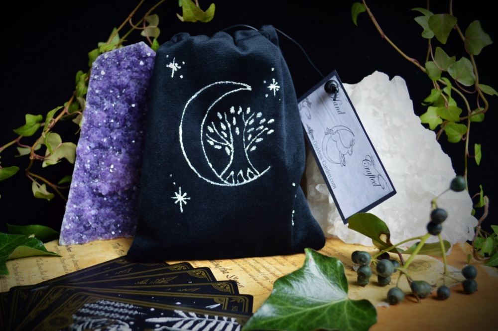 Tarot Bag with *Tree of life and Moon design*
