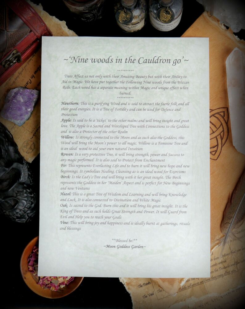'Nine Woods in the Cauldron go' Leaflet