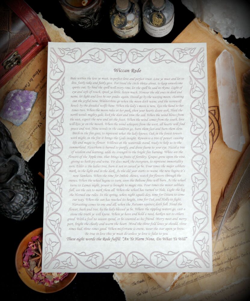 The Wiccan Rede Leaflet