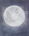 Original Acrylic Painting Large 'Blue Moon'