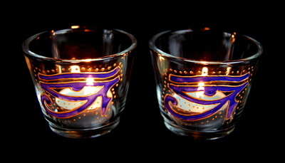 Eye of Horus Candle Holders