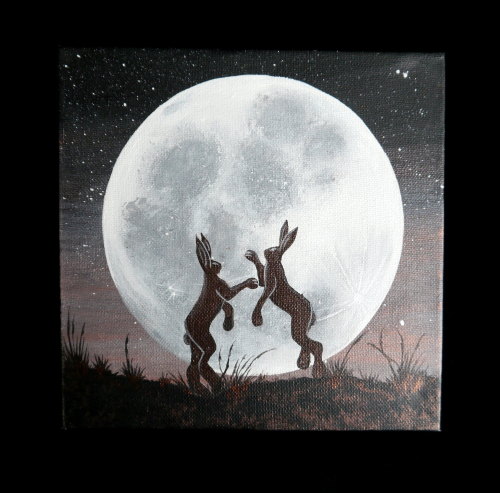 'Boxing' Original Acrylic Painting