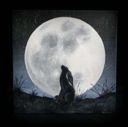 'Stargazer' Original Acrylic Painting