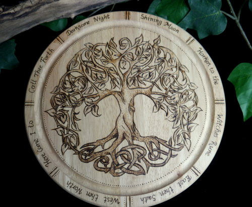 Tree of Life Altar Board and Offering Plate