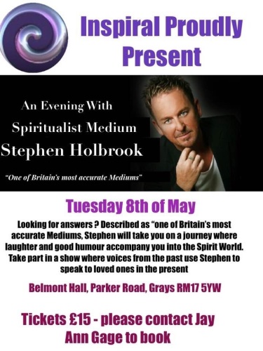 An Evening With Stephen Holbrook !