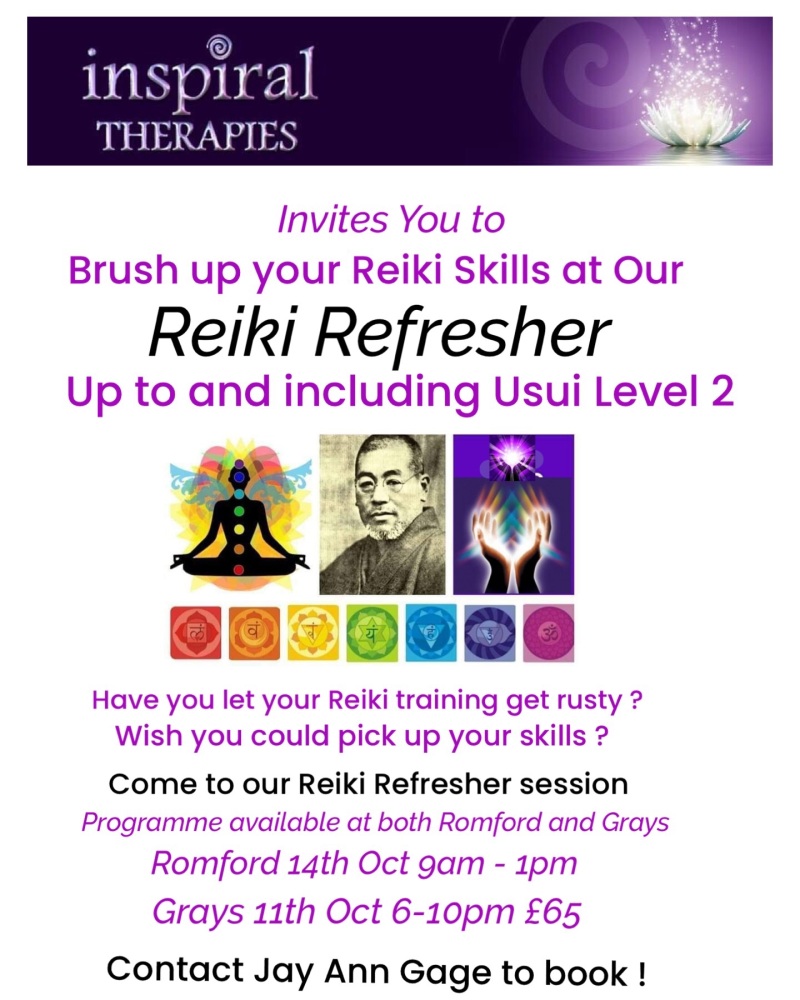 Reiki Refresh Grays Workshop