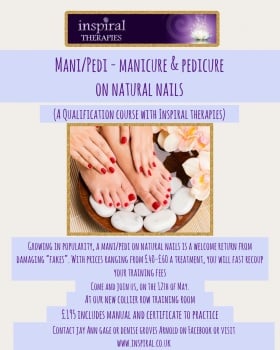 New ! Qualify in Mani/Pedi with Inspiral Therapies