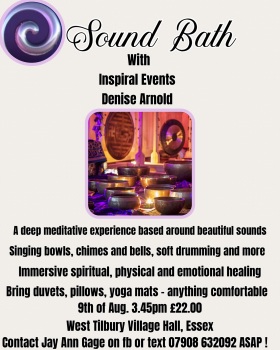 Sound Bath - relaxing and calming