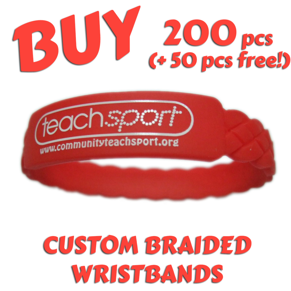 Braided Wristbands x 200 - Exclusive!