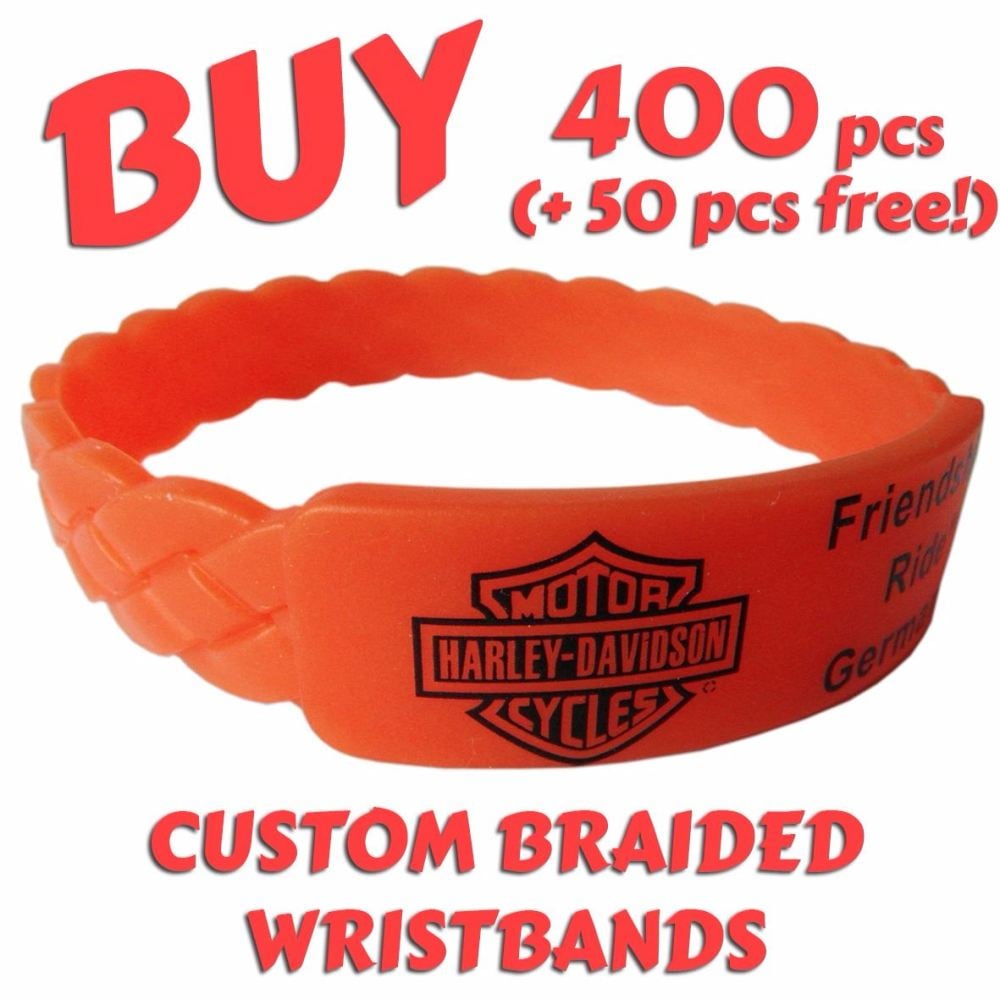 Braided Wristbands x 400 - Exclusive!