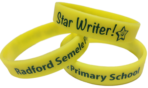 radford semele primary school wristbands by promo-bands.co.uk