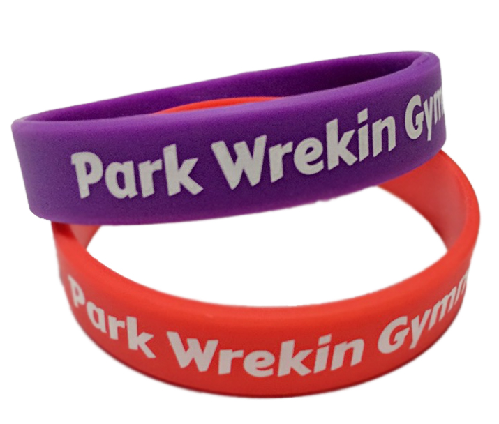 park wrekin gym wristbands by promo-bands.co.uk