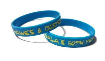 * Anniversary Wristbands by www.promo-bands.co.uk