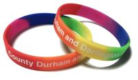 * County Durham Fire and Rescue Services 2 Custom Printed Silicone Rainbow