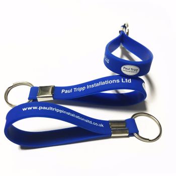 Paul Tripp Installations - Custom Printed Silicone Keyrings by Promo-Bands.