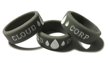 Cloud Corp Custom Printed Vape Bands Debossed and Infilled by VapeBands.co.