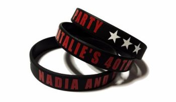 Nadia &amp; Natalie - Custom Printed Birthday Party Wristbands by Promo-Bands.c