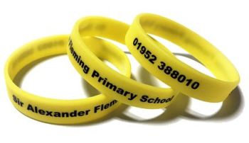 Alexander Custom Printed Silicone Wristands by www.promo-bands.co.uk
