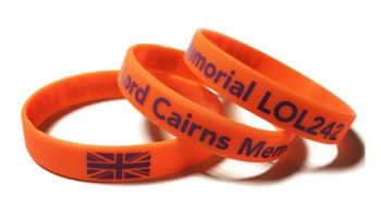 Lord Cairns Memorial - Custom Printed Silicone Wristbands by www.Promo-Band