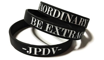 JPDV Custom Printed Silicone Wristbands by www.Promo-Bands.co.uk