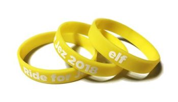 Ride for Jez - Custom Printed Silicone Wristbands by www.Promo-Bands.co.uk