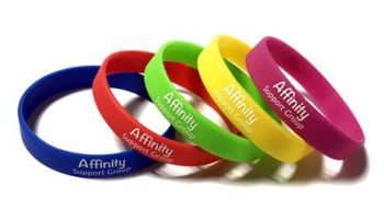 Affinity Support Group 1 - Custom Printed Silicone Wristbands by www.Promo-