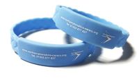 Northamptonshire Carers - Custom Printed Silicone Braided Wristbands by www
