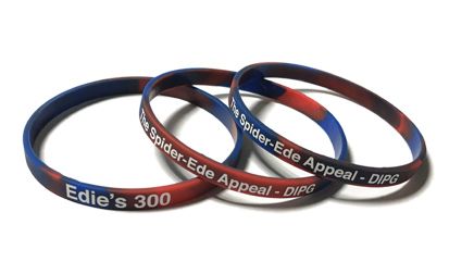 Edies 300 - Custom Printed Swirled Silicone 6mm Wristbands by www.Promo-Ban