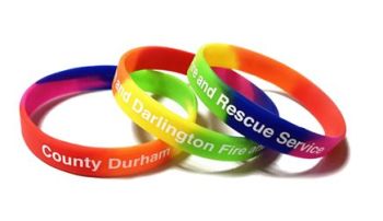 CDDFRS - Custom Printed Rainbow LGBTQ Silicone Wristbands by Promo-Bands.co