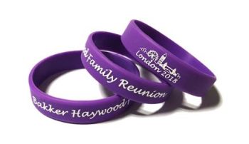 Bakker Haywood London - Custom Printed Event Silicone Charity Wristbands by